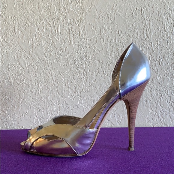 GUISEPPE ZANOTTI PEEP TOE PUMPS SZ 40 - Picture 1 of 8